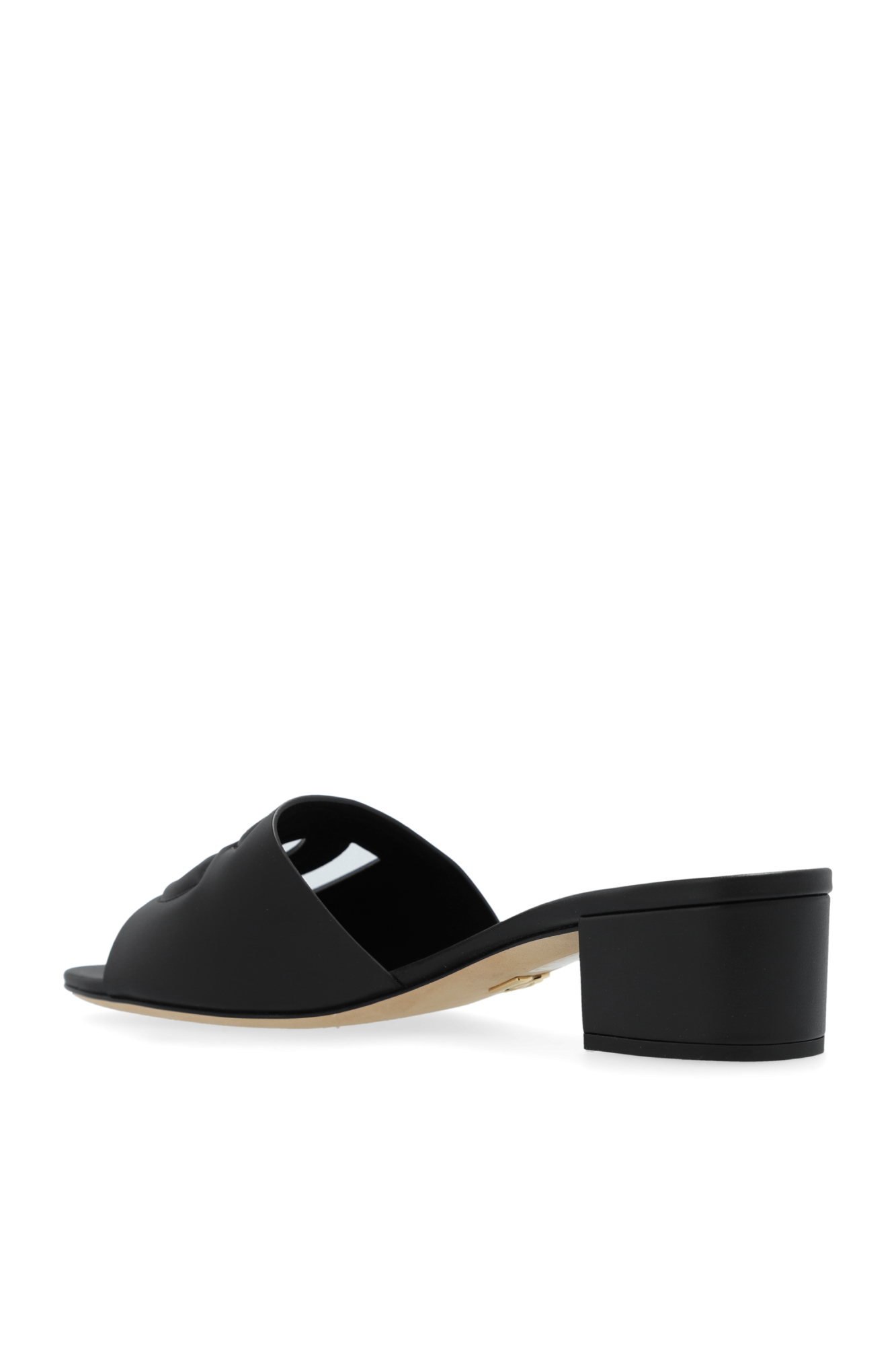 Dolce & Gabbana Leather heeled slides | Women's Shoes | Vitkac